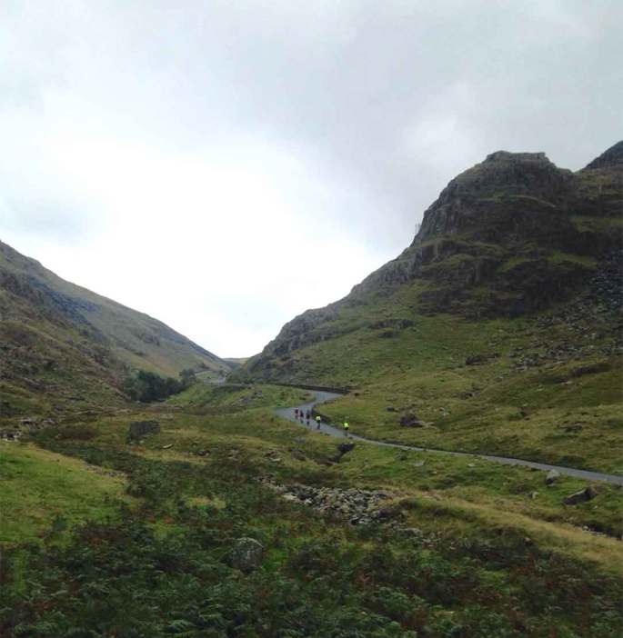 Climbing Honister Pass